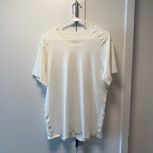 Lululemon Fast and Free Short-Sleeve Shirt – Size M – White